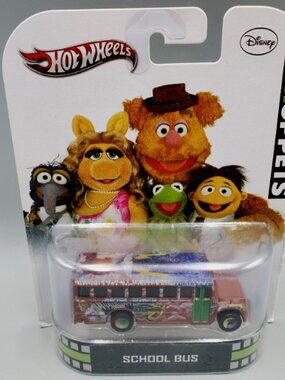 Hot Wheels Muppets Electric Mayhem Band School Bus Diecast Vehicle Disney 2012
